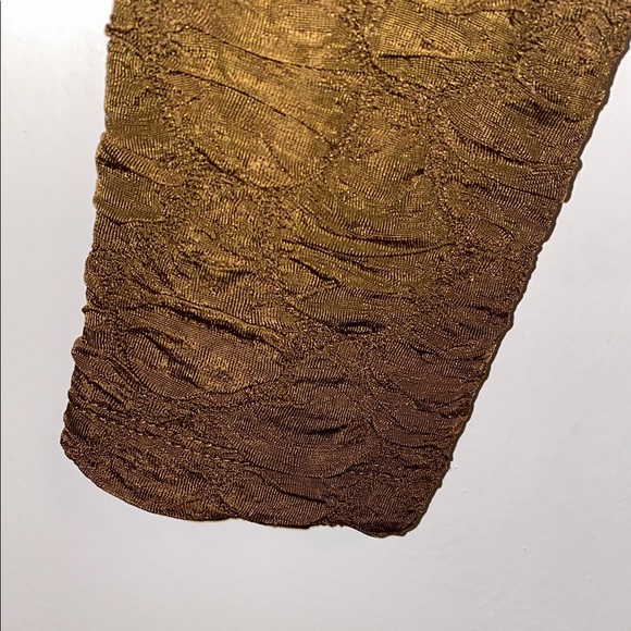 SHEIN SXY Medium Brown Honeycomb Textured Bodycon Dress - Picture 11 of 16